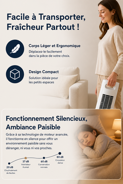 KUMTEL - Ventilateur Colonne KTF-258W – Ultimate Cooling